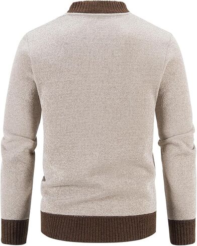Mylldey Mens Casual Full Zip Cardigan Sweaters Cable Knit Jacket Sweater Men, US Size in Saudi Arabia