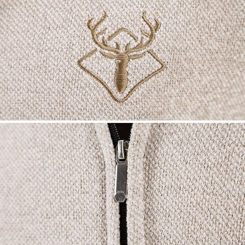 Mylldey Mens Casual Full Zip Cardigan Sweaters Cable Knit Jacket Sweater Men, US Size in Saudi Arabia