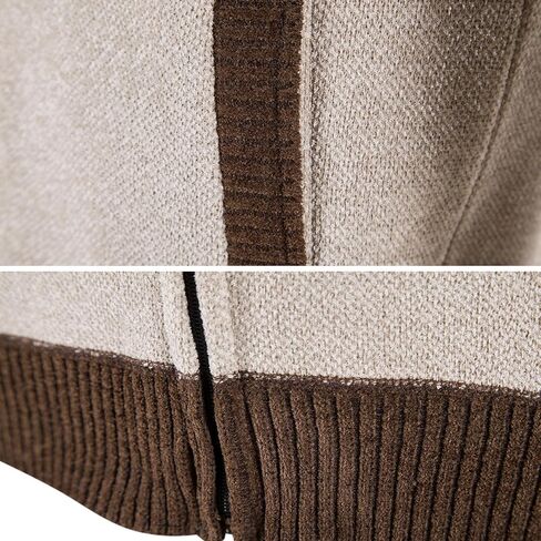 Mylldey Mens Casual Full Zip Cardigan Sweaters Cable Knit Jacket Sweater Men, US Size in Saudi Arabia