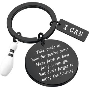 FUSTMW Bowling Ball Keychain Bowling Team Gifts Bowling Coach Keychain Bowling Player Inspiration Gifts for Bowling Lovers in Kuwait