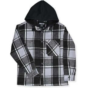 TONY HAWK Boys Sherpa Lined Jackets and Shackets for Kids - Stylish and Warm Outerwear for Boys All-Weather Adventures