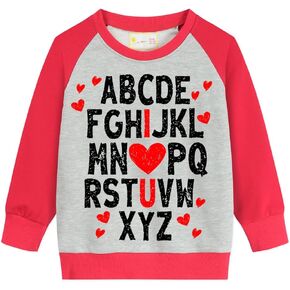 Little Hand Toddler Boys Dinosaur Sweatshirts Dump Truck Love Shirts Sport Pullover Active Shirt Kids 2-7 Years in Kuwait