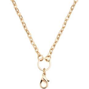 CharmSStory 28 inch Rolo Chain Necklace for Floating Charm Lockets