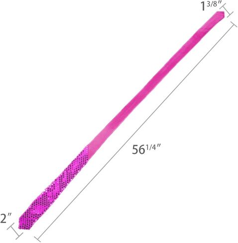 Allegra K Men's Sequin Ties Self Tied Shine Skinny Necktie Fashion Cosplay Party Costume Tie in Saudi Arabia