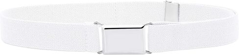 Buyless Fashion Kids Toddlers Baby Adjustable Elastic Stretch Belt with Silver Buckle in Saudi Arabia