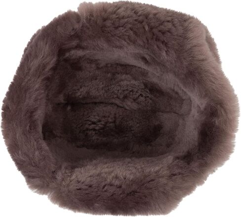 Zessano Leather Aviator Russian Ushanka Trapper Winter Fur Hat - Unisex Shearling 100% Leather Sheepskin Hats for Men Women in Kuwait