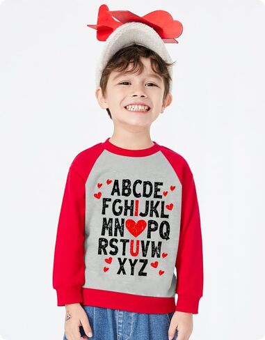 Little Hand Toddler Boys Dinosaur Sweatshirts Dump Truck Love Shirts Sport Pullover Active Shirt Kids 2-7 Years in Kuwait