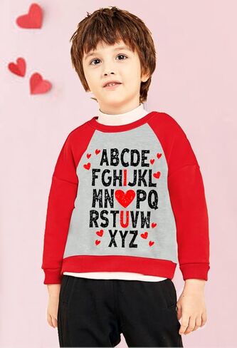 Little Hand Toddler Boys Dinosaur Sweatshirts Dump Truck Love Shirts Sport Pullover Active Shirt Kids 2-7 Years in Kuwait