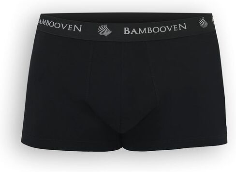 سراويل داخلية قابلة للتنفس من BAMBOOVEN - ملابس داخلية من الخيزران ماصة للعرق، مضادة للاحتكاك، دعامة مدمجة للجراب، سراويل داخلية ناعمة (4 عبوات) in Kuwait