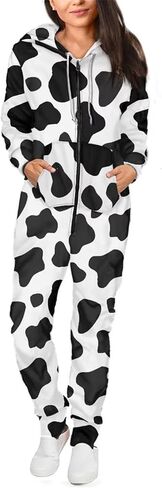 Xhuibop Adult Onesie for Women Plus Size One Piece Jumpsuit Romper in Saudi Arabia