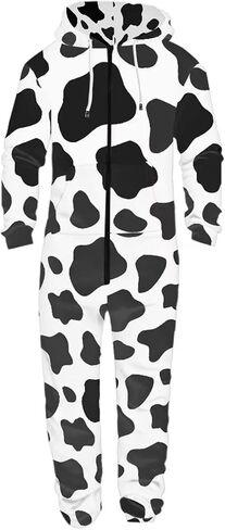 Xhuibop Adult Onesie for Women Plus Size One Piece Jumpsuit Romper in Saudi Arabia