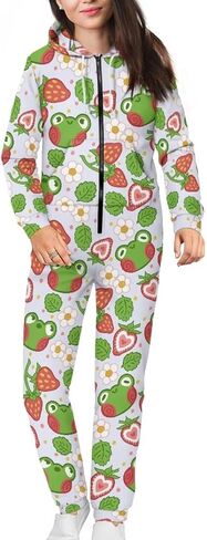 Xhuibop Adult Onesie for Women Plus Size One Piece Jumpsuit Romper in Saudi Arabia