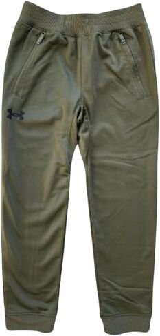 Under Armour Boys' Pennant Tapered Track Pants, Jogger Style Sweatpants with Zipper Pockets in Kuwait