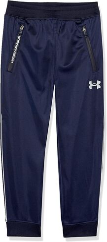 Under Armour Boys' Pennant Tapered Track Pants, Jogger Style Sweatpants with Zipper Pockets in Kuwait