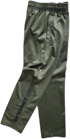 Under Armour Boys' Pennant Tapered Track Pants, Jogger Style Sweatpants with Zipper Pockets in Kuwait
