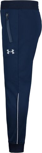 Under Armour Boys' Pennant Tapered Track Pants, Jogger Style Sweatpants with Zipper Pockets in Kuwait