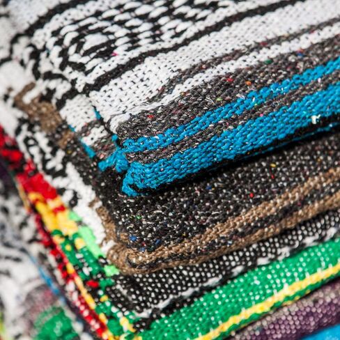 Needzo Authentic Traditional Mexican Poncho for Men and Women, Unisex Multi Colored Falsa Ponchos with Fringe on Bottom, One Size Fits Most Adults, Assorted Colors in Saudi Arabia
