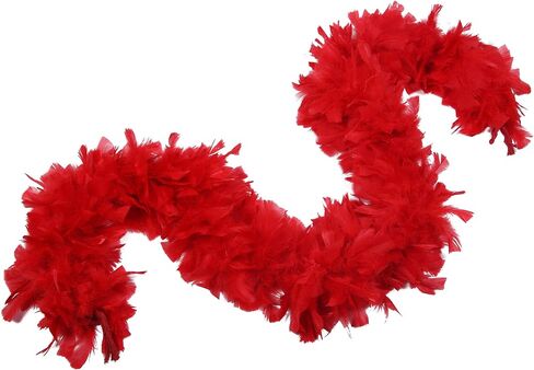 Ws&Wt 2 Yards 150g Large Fluffy Turkey Ruff Feather Boa for Adult Halloween Cosplay Costume Accessory Holiday Decors in Kuwait