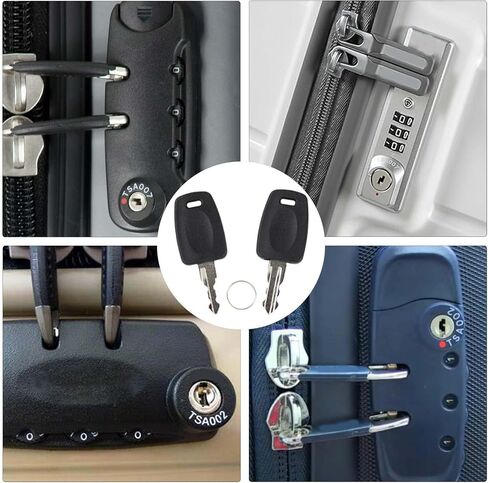 TSA007 TSA002 المفاتيح الرئيسية لاستبدال الأمتعة لحقيبة الأمتعة الجمركية (TSA007 TSA002-أسود) in Kuwait
