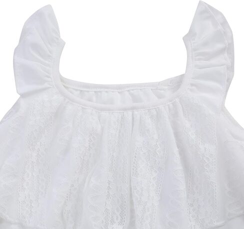 بلوزة صيفية للفتيات من Kukume ذات طبقات مكشكشة كاجوال وفضفاضة مناسبة لعمر 3-12 سنة in Kuwait