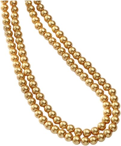 1920s Pearls Necklace Long Fake Pearls Necklace Retro Vintage Imitation Pearls Layered Necklace Pearl Strand Costume Jewelry for Women Girls in Kuwait