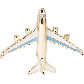 A N KINGPiiN Lapel Pin for Men Golden Airplane Brooch Suit Stud, Shirt Studs Men's Accessories in Saudi Arabia