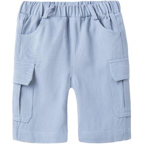 Mud Kingdom Little Boys Twill Cargo Shorts Summer Holiday