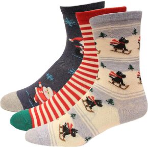Hot Sox Kids' Fun Conversation Starter Crew Socks-3 Pair Pack-Cool Boys & Girls Gifts
