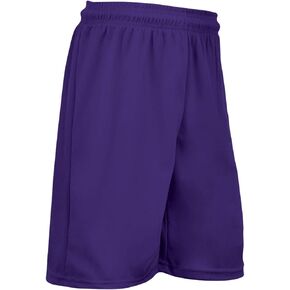 CHAMPRO Kids' Youth Athletic Practice Shorts with Elastic Waistband and Drawstring