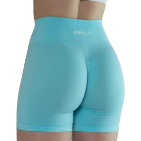AUROLA Intensify Workout Shorts for Women Seamless Scrunch Short Gym Yoga Running Sport Active Exercise Fitness Shorts in Kuwait