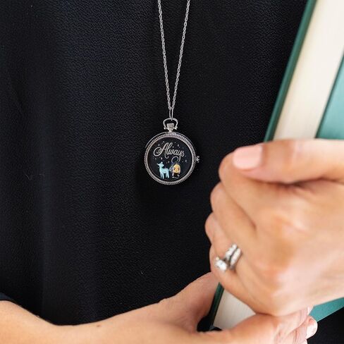 قلادة اولويز ليفينج من هاري بوتر 32-34 انش - فضي، نحاس، بدون احجار كريمة in Kuwait