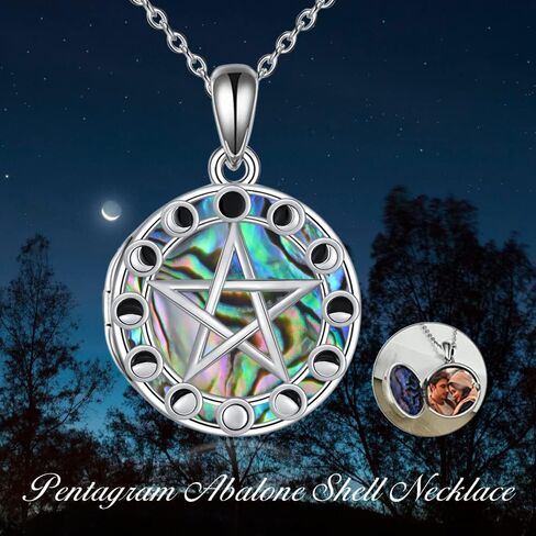 PELOVNY Personalized Heart Locket Necklace S925 Sterling Silver Oxidation Rose Hummingbird Dandelion That Holds Pictures Photo Keep Memorial Necklaces Custom Jewelry for Women Mom - Forever In My Heart in Saudi Arabia