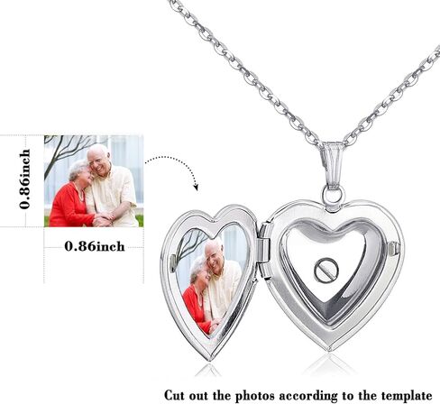 قلادة قلب حضن للرماد مجوهرات حفظ رماد قلادة ثار تحمل الصور الرماد القلائد تذكار تذكاري, مينا, ستانلس ستيل in Kuwait