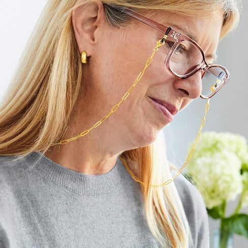 Ross-Simons 2-In-1 Italian Sterling Silver Paper Clip Link Necklace and Eyeglass Chain. 30 inches in Saudi Arabia