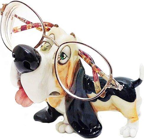 تصاميم مميزة Bassett Hound Dog Breed الجدة النظارات حامل حامل هدية in Kuwait