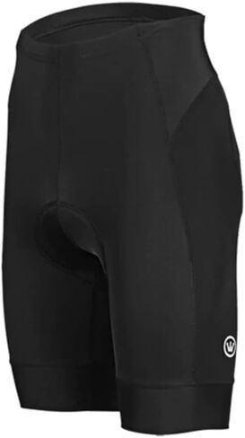 CANARI Men's Fitness Spandex Cycling Short with Comfort Padding, Black in Saudi Arabia