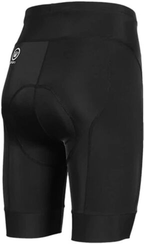 CANARI Men's Fitness Spandex Cycling Short with Comfort Padding, Black in Saudi Arabia