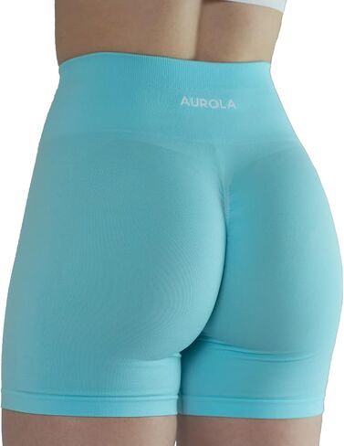 AUROLA Intensify Workout Shorts for Women Seamless Scrunch Short Gym Yoga Running Sport Active Exercise Fitness Shorts in Kuwait