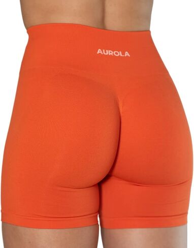 AUROLA Intensify Workout Shorts for Women Seamless Scrunch Short Gym Yoga Running Sport Active Exercise Fitness Shorts in Saudi Arabia