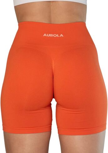 AUROLA Intensify Workout Shorts for Women Seamless Scrunch Short Gym Yoga Running Sport Active Exercise Fitness Shorts in Saudi Arabia