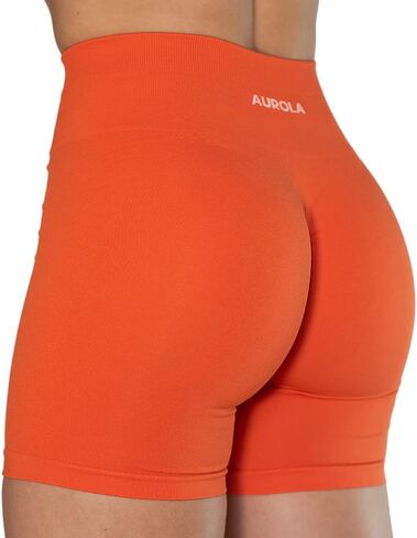 AUROLA Intensify Workout Shorts for Women Seamless Scrunch Short Gym Yoga Running Sport Active Exercise Fitness Shorts in Saudi Arabia