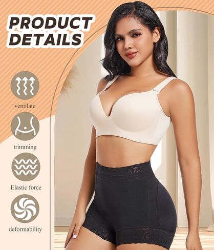 Butt Lifter Panties for Women High Waisted Tummy Control Shapewear Underwear Butt Lifting Panties Faja Shorts in Saudi Arabia