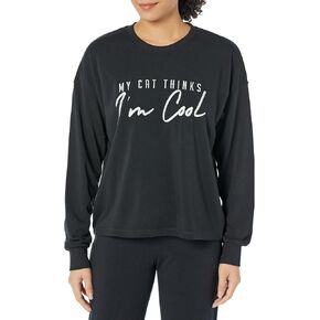 PJ Salvage Women's Loungewear Flannels Long Sleeve Top in Saudi Arabia