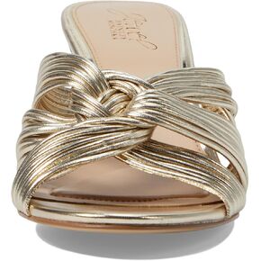 Mia Twisted Leather Mules in Kuwait