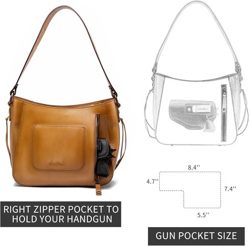 Montana West Genuine Leather Purses for Women Hobo Bags with Tooling Handle & Tassels in Saudi Arabia