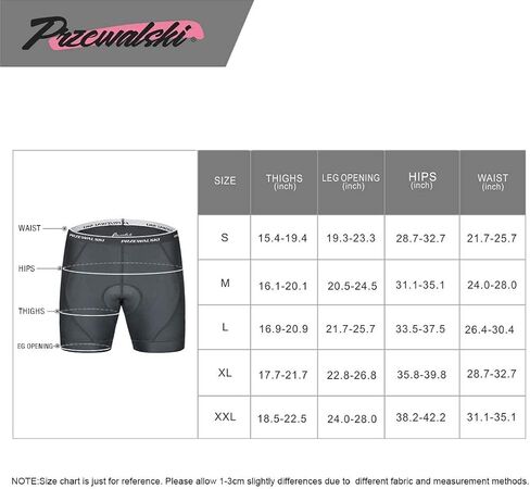 شيفالسكي سراويل داخلية مبطنة رباعية الابعاد لركوب الدراجات للرجال مع بطانة ام تي بي لركوب الدراجات in Kuwait