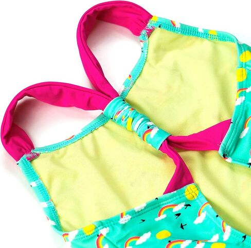 CinCili Girls One Piece Swimsuits Crossback Swimwear Beach Bathing Suit 3-14 Years in Saudi Arabia