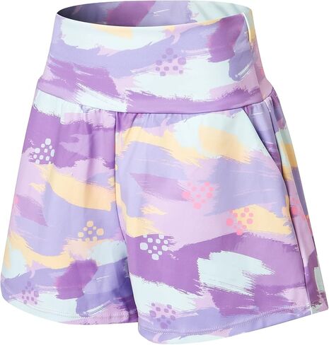 شورت رياضي للفتيات من BIG ELEPHANT مزود بجيوب، شورت رياضي لكرة السلة وكرة القدم والجري والجيم للشباب من عمر 4 إلى 14 عامًا in Kuwait