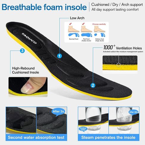 Taquco Non Slip Work Shoes for Women Food Service Lightweight Waterproof Kitchen Chef Shoe Restaurant Walking Sneakers Nursing Slip Resistant Footwear, Black in Saudi Arabia