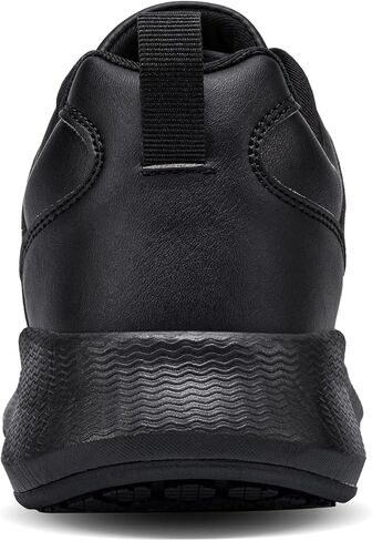 Taquco Non Slip Work Shoes for Women Food Service Lightweight Waterproof Kitchen Chef Shoe Restaurant Walking Sneakers Nursing Slip Resistant Footwear, Black in Saudi Arabia